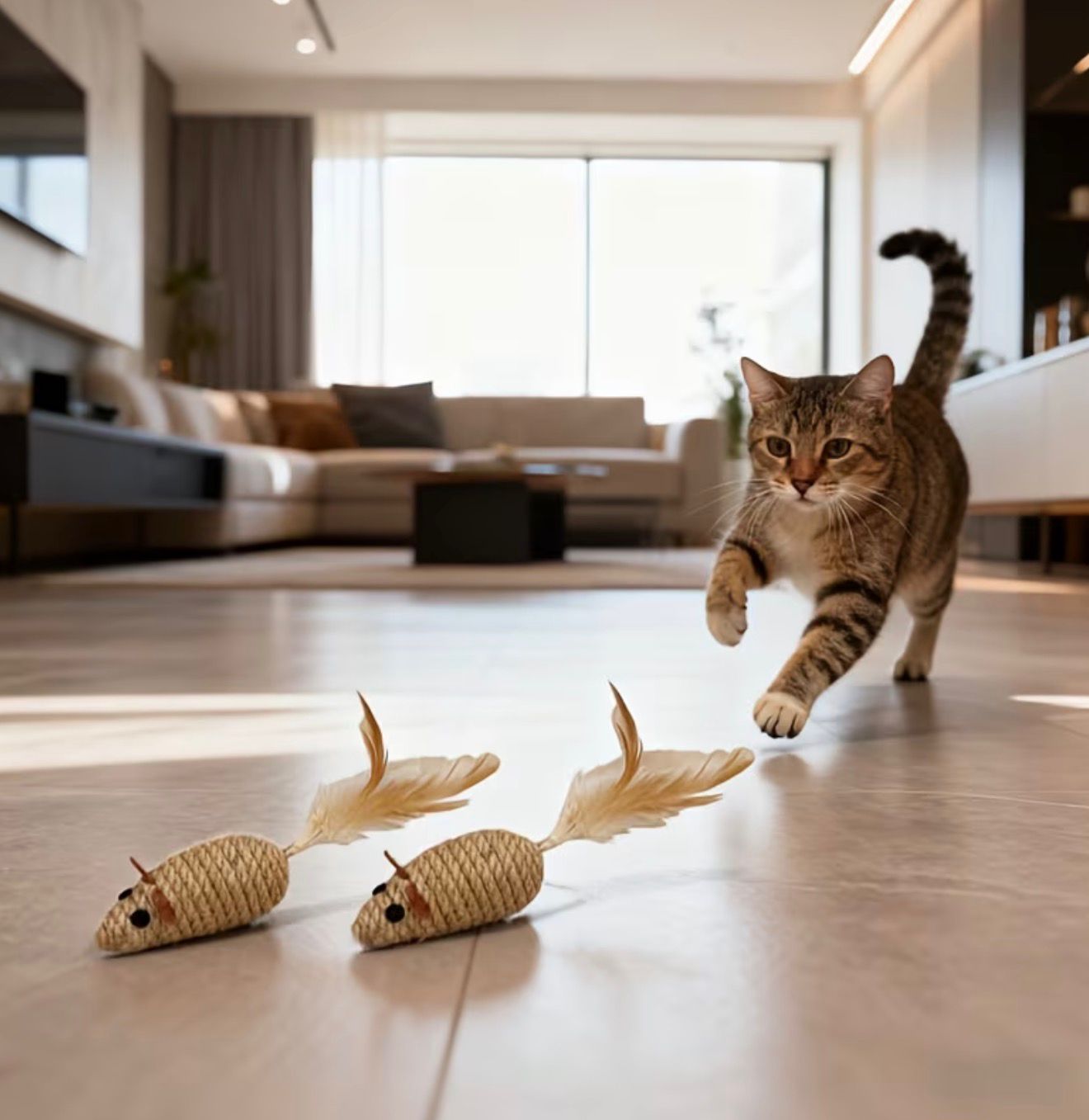 Natural Cat Toy Set
